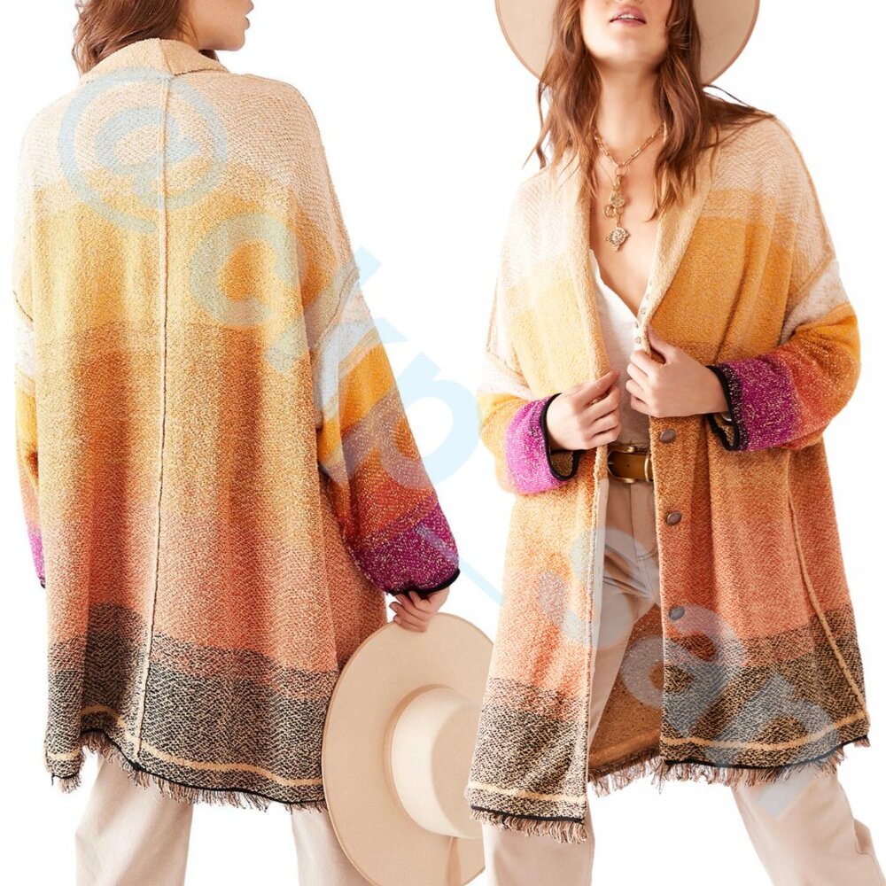 Free People Sunset Park Cardi Size S - Picture 5 of 13